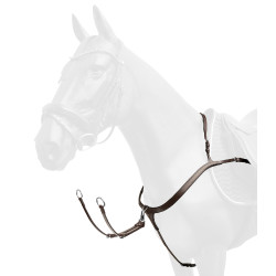 Brustblatt Waldhausen X-Line mit langem Steg Braun