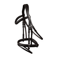 Waldhausen X-Line Trense Stockholm mit kombiniertem Reithalfter Pull Back Braun