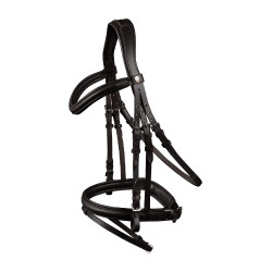 Waldhausen X-Line Trense Stockholm mit kombiniertem Reithalfter Pull Back Braun