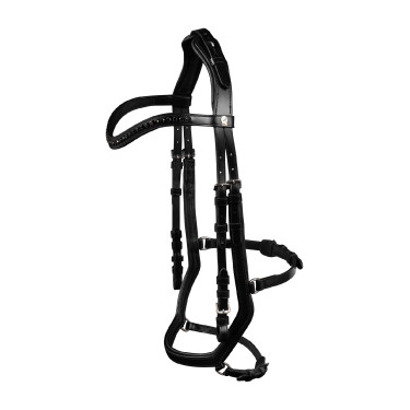 Trense Waldhausen X-Line Relaxation anatomisches Reithalfter Schwarz