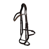 Trense Waldhausen X-Line Relaxation anatomisches Reithalfter Schwarz