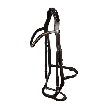 Trense Waldhausen X-Line Relaxation anatomisches Reithalfter Braun