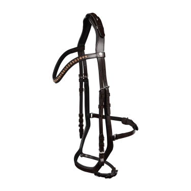 Trense Waldhausen X-Line Relaxation anatomisches Reithalfter Braun