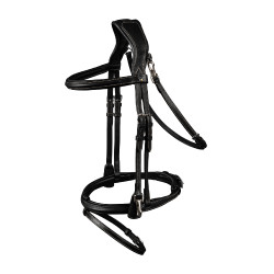 Waldhausen X-Line Trensenzaum mit kombiniertem Reithalfter Schwarz