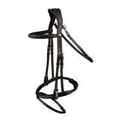 Waldhausen X-Line Trensenzaum mit kombiniertem Reithalfter Braun