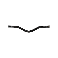 Lackriemen lackiert Waldhausen S-Line Blackshine kombiniertem Reithalfter Pullback Schwarz