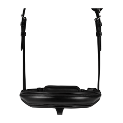 Lackriemen lackiert Waldhausen S-Line Blackshine kombiniertem Reithalfter Pullback Schwarz