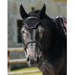 Kurze GEM Mesh-Mütze Schwarz / Blau Weiß Rot