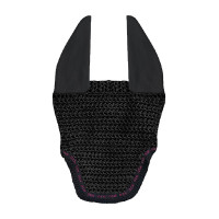 Kurze GEM Mesh-Mütze Schwarz / Rosa