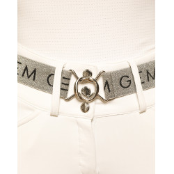 Gürtel GEM Zaza Silberfarben Grau