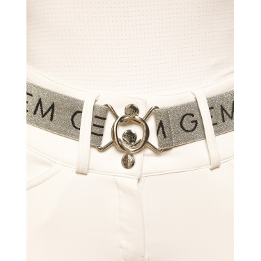 Gürtel GEM Zaza Silberfarben Grau