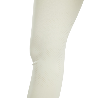 Montar MoZida Reithose Refined mit Crystal Gun Metal Kniegrip Damen Hellgrau