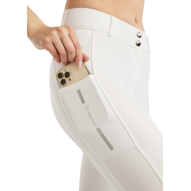 Montar MoStar Summer Reithose mit Aluminium-Logoband und Mesh-Vollbesatz Damen Montar MoStar Summer Reithose mit Aluminium-Logoband und Mesh-Vollbesatz Damen