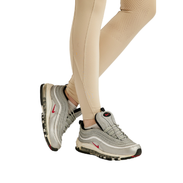 Leggings Montar MoZuna Refined mit Ziernähten und Gunmetal-Kristallen, Vollbesatz Damen Hellgrau Leggings Montar MoZuna Refined mit Ziernähten und Gunmetal-Kristallen, Vollbesatz Damen Hellgrau