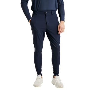 MoBen Reithose mit Kniebesatz für Herren Dunkelmarine Blau MoBen Reithose mit Kniebesatz für Herren Dunkelmarine Blau