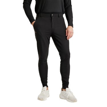 MoBen Reithose mit Kniebesatz für Herren Schwarz