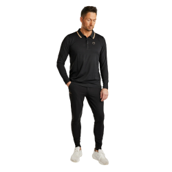 MoBen Reithose mit Kniebesatz für Herren Schwarz