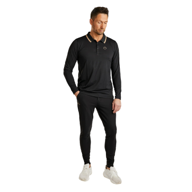 MoBen Reithose mit Kniebesatz für Herren Schwarz