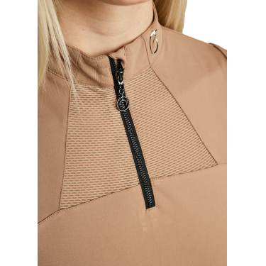 Ärmelloses Polo Montar MoStar mit Mesh-Einsätzen für Damen Ärmelloses Polo Montar MoStar mit Mesh-Einsätzen für Damen