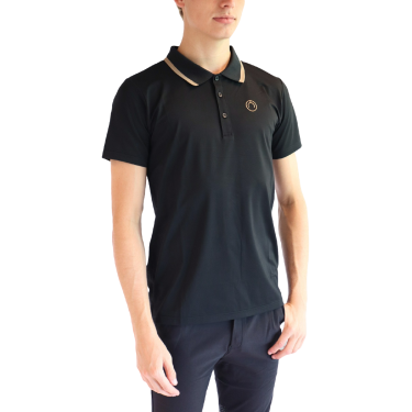 Kurzärmliges Poloshirt Montar MoDrake mit kontrastierendem Kragen und Logo für Herren Kurzärmliges Poloshirt Montar MoDrake mit kontrastierendem Kragen und Logo für Herren