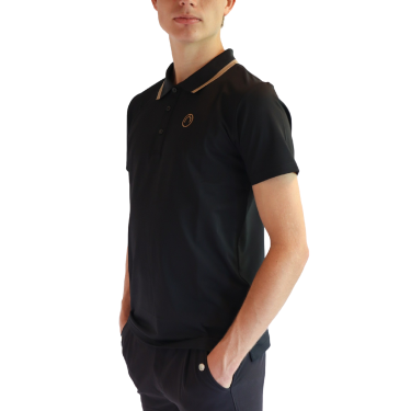 Kurzärmliges Poloshirt Montar MoDrake mit kontrastierendem Kragen und Logo für Herren Kurzärmliges Poloshirt Montar MoDrake mit kontrastierendem Kragen und Logo für Herren