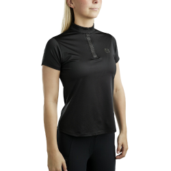 Montar MoBriella Junior Trainingsshirt mit Gunmetal-Kristallen
