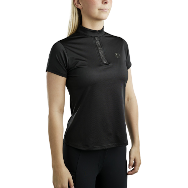 Montar MoBriella Junior Trainingsshirt mit Gunmetal-Kristallen