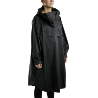 Langer Regenmantel Montar MoRianne Logo schwarz