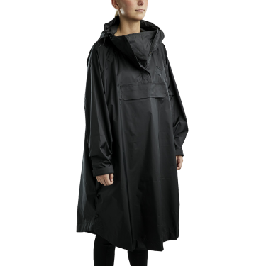 Langer Regenmantel Montar MoRianne Logo schwarz