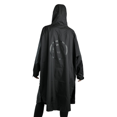 Langer Regenmantel Montar MoRianne Logo schwarz Langer Regenmantel Montar MoRianne Logo schwarz