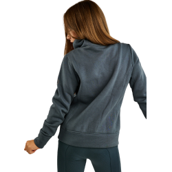 Sweatshirt Montar MoNaja Junior seitlicher Reißverschluss Kristalle Roségold Dunkelschiefer Grau Sweatshirt Montar MoNaja Junior seitlicher Reißverschluss Kristalle Roségold Dunkelschiefer Grau