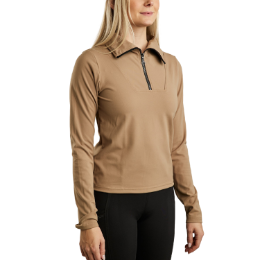 Polo Reitshirt MoRachel Quarter Zip Damen Polo Reitshirt MoRachel Quarter Zip Damen