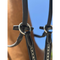 Martingalschlaufe Pénélope Punktsteppung Schwarz