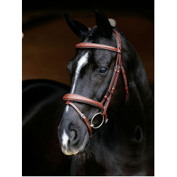 LeMieux Competition Kombiniertes Zaumzeug Kastanienbraun