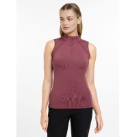Base Layer LeMieux Maria Mesh ärmellos Rosenholz Rosa