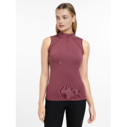 Base Layer LeMieux Maria Mesh ärmellos Rosenholz Rosa