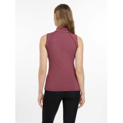 Base Layer LeMieux Maria Mesh ärmellos Rosenholz Rosa