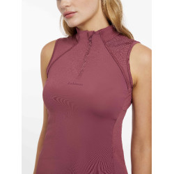 Base Layer LeMieux Maria Mesh ärmellos Rosenholz Rosa