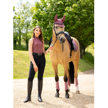 Base Layer LeMieux Maria Mesh ärmellos Rosenholz Rosa