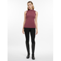 Base Layer LeMieux Maria Mesh ärmellos Rosenholz Rosa