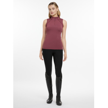 Base Layer LeMieux Maria Mesh ärmellos Rosenholz Rosa