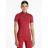 Base Layer LeMieux Young Rider Klassisch Kurzarm Chilli Rot