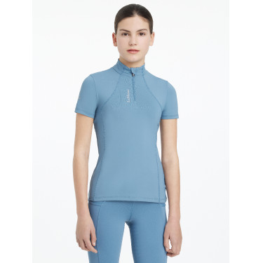 Base Layer LeMieux Young Rider Klassisch Kurzarm Eisblau