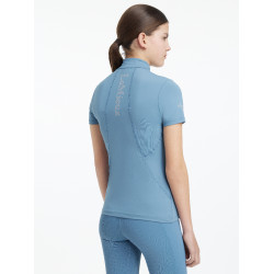 Base Layer LeMieux Young Rider Klassisch Kurzarm Eisblau
