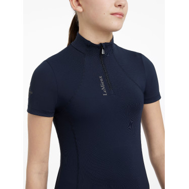 Base Layer LeMieux Young Rider Klassisch Kurzarm Marine Marineblau