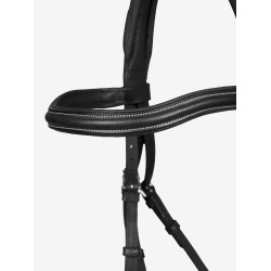 Genickriemen mit geteiltem Nasenriemen Arika LeMieux Schwarz