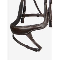 Genickriemen mit geteiltem Nasenriemen Arika LeMieux Braun
