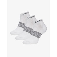 LeMieux Sportsocken im 3er-Pack Schwarz LeMieux Sportsocken im 3er-Pack Schwarz