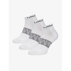LeMieux Sportsocken im 3er-Pack Weiß Weiß LeMieux Sportsocken im 3er-Pack Weiß Weiß