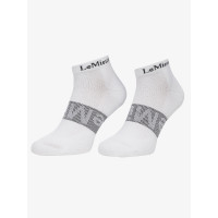 LeMieux Sportsocken im 3er-Pack Weiß Wei&szlig;